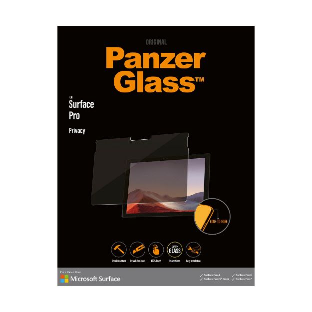 圖片 北歐嚴選品牌Panzer Glass Surface Pro 4/5/6/7 專用防窺玻璃保護貼