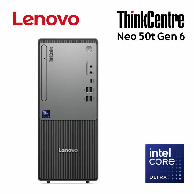 圖片 【限量】Lenovo ThinkCentre Neo 50t Gen 6(U5-225/16G/512G SSD/W11P)商務桌上型電腦